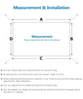 Measurement guide for 4 By 5 Feet Sun Shade Sail With Durable Grommets Heavy Duty UV Blocking Mesh For Outdoor Patio Deck Or Porch