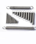 Grab These Top Tier Tension Springs Made From 304 Stainless Steel For Heavy Duty Extensions And Loads, Featuring Tiny Coils.