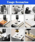 Various usage scenarios of Heavy Duty Electric Tapping Machine M3 To M16 With 360 Degree Adjustable Arm and Eight Piece Collet Set.