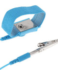 Adjustable Anti Static Wrist Strap Kit Ten Pack For ESD Protection And Grounding, with clip and blue strap for electronics repair