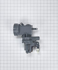 Front Load Washer Water Pump Replacement Part Genuine OEM Quality Replaces W10918044 on grid background