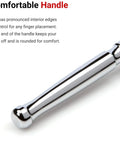 Close-up of sleek handle of Half Inch Drive 24 Inch Ratchet With 90 Tooth Gear For Ultra Compact Head And Smooth 4 Degree Swing Ideal For Tight Spaces Heavy Duty Hand Tool For Pros And DIYers