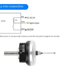 3D Edge Finder Touch Probe For CNC Machines And DIY Routers With 6mm Shank And 2.0mm Tungsten Ball Tip, 2M Cable