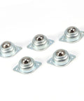 5 Pcs Transfer Bearing Balls Zinc Plated Steel For Conveying Systems And Material Bins Easy Install Linear Motion Components Flexible Bearings For Electronics Hardware Mechanical And Food Applications, 5-piece set