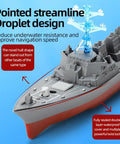 Remote Control Warship RC Battleship 2.4GHz Boat For Lakes And Rivers Dope Armed Arleigh Burke Class Destroyer Model top view