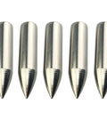 Glue On Field Points Archery Tips For 7mm Arrow Shafts, 1.368 Inch Long, 8mm Outside Diameter, 85 Grain Steel Points, Pack Of 12 archer tips