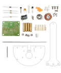 Magnet Pendulum DIY Science Kit for Hands On Learning Without Cord Easy Assembly Magnetic Induction Experiments for Kids parts layout