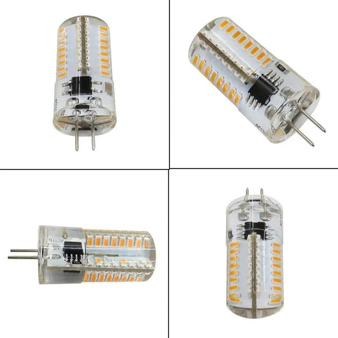 110V-130V G4 LED Bulb 3W Dimmable Warm White 3000K Not 12V Low-Voltage 20W Halogen Equivalent Bi-Pin Base