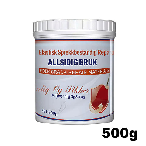 500G Dense Filler Wall Repair Paste With Moistureproof Binder And Quick Blend Fiber Reinforced Crack Prevention Formula container