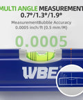 Top Notch 4 Piece Torpedo Level Set Featuring Knockout Accuracy Including 16 7 5 4 Inch Heavy Duty Aluminum Magnetic Spirit Levels showing multi angle measurement and accuracy.