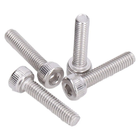 Heavy Duty M4 X 0.7Mm Hex Socket Head Cap Screws 100 Pcs Galvanized Steel Fastener Kit, shown from various angles.