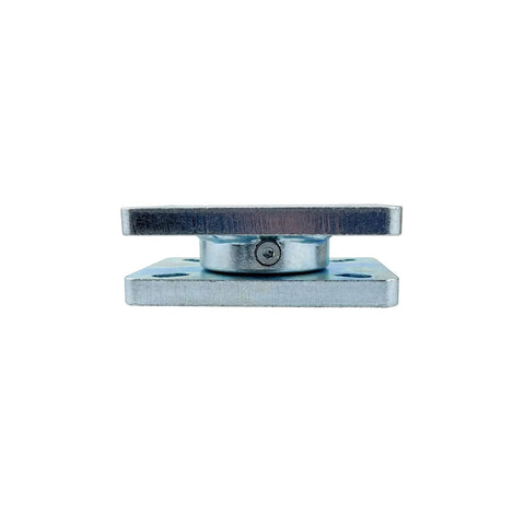 Beefed Up Heavy Duty Bearing Plate Turntable 6.3 By 4.53 Inches 5000 Lb Rating Kingpinless Design Greaseable Steel Construction For Rugged Industrial Use