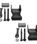 Rear Leaf Spring Shackle Kit for Ram 1500 2500 3500 Trucks Fits 2007 to 2009 Ram 1500, 2003 to 2010 Ram 2500 and 3500, and 2011 to 2013 Ram 2500 and 3500 Includes 2 Shackles With Bushings, 2 Spring Bushings, 4 Mounting Bolts And 4 Locking Nuts.