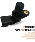 High Temperature Resistant Camshaft Position Sensor Drop In Replacement For Quick Starts Smooth Idles And Clearing Those Pesky EPC Warning Lights Compatible With Chery Ford Models Built Hella Reliable front view showing mounting and connector features.