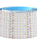 Quad Row 24V LED Strip Lights 3528 SMD High CRI 95 Crazy Bright Flexible Tape Lighting roll, stack, white 6000K.