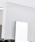 Close-up of Dimmable Matte Black Bathroom Vanity Lights Over Mirror Modern LED Vanity Light 2 Light Fixtures