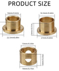 Five Piece Shifter Bushing Kit Direct Fit For Ford Mustang 2005 2010 TR3650 T5 WC Bronze Bushings Delivers Smooth Shifts And Tight Gear Feel For V6 And GT Durable Bronze Construction, bronze bushing size chart