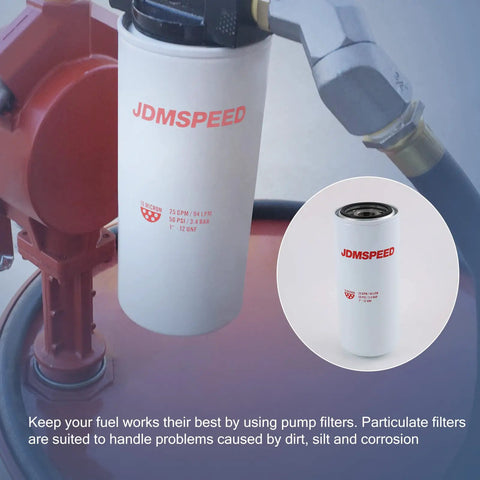 Heavy Duty Spin On Fuel Filter Particulate Replacement For Transfer Pumps 25 GPM With 1200KTG9075 Filter Head attached to pump