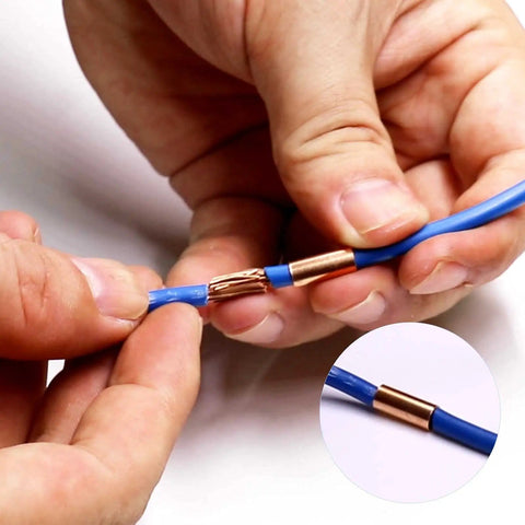 970Pcs Wire Ferrules Kit With Tinned Copper Crimp Connectors Non Insulated Cable End Terminals Assortment For Electrical Wiring demonstration