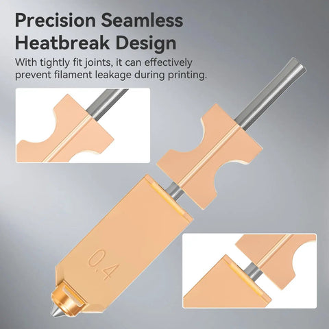 Level Up Your Maker Setup With This Quick Swap 0.4MM Nozzle Constructed From Heavy Duty Copper Alloy And Hardened Steel To Deliver Ridiculous AD5X Compatible 3D Printing Speeds That Absolutely Crush It Daily