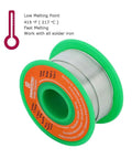 Lead Free Rosin Core Solder Wire For Electronics 1.0mm Diameter 0.04 Inch Sn99 Ag0.3 Cu0.7 RoHS Low Melting Point 50g Pack