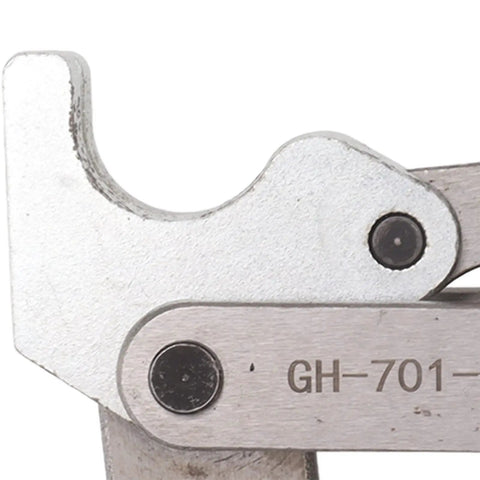Close-up of the Beefy Hold Down Bench Clamp for Doors Machinery and Automotive Workbench Use 200kg Holding Force High Carbon Steel