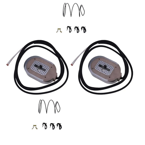 Two Pack Electric Trailer Brake Magnet Kit For 9K And 10K Trailer Axles, Twelve And A Quarter Inch By Three Eighths Inch, Heavy Duty Magnetic Brakes Replacement, Includes Two Sets, Model 21026
