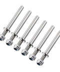 RC Airplane Landing Gear Steel Drive Shaft Axle Set 5 32nd Inch Diameter By 1.7 Inch Length With Nuts Durable Steel Axles For RC Planes
