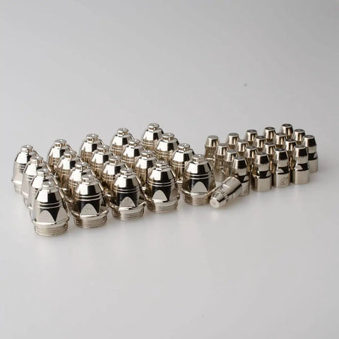 Pro Grade Plasma Cutter Nozzle Electrodes Consumables Kit With 1.5 Tip For 80 Amp 45 Pieces Durable Wear Resistant Parts For Stable Arc And Cleaner Cuts