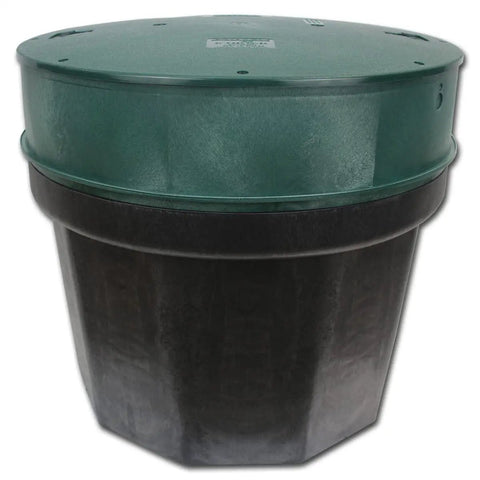 24 Inch By 6 Inch Septic Tank Riser HDPE Construction With Frost Resistant Structural Ribs USA Made Replacement Model 3008 NG