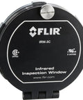 Infrared Inspection Window For Thermography In High Voltage Electrical Gear, 3 Inch Aperture With CaF2 Crystal Optics