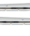 Angled Mud Flap Hanger With Spring Loaded Action Stainless Steel Class 430 27 Inch Length 2.5 Inch Bolt Spacing 10 Inch Enhanced Internal Spring