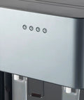 Bottom Loading Water Cooler Dispenser For 5 Gallon Bottles With Hot And Cold Water, stainless steel design, close-up view