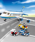 City Airport Building Block Set For Kids Aged 6 To 12 With 463 Pieces Plane Station And Helicopter Build Kit, plane and vehicles