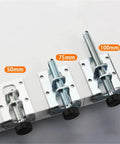 Adjustable Furniture Feet Set 8 Pieces With Heavy Duty Zinc Alloy Leveling Legs in 50mm, 75mm, and 100mm sizes
