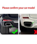 Stainless Steel Tail Muffler Exhaust Tip For BMW X5 F15 2014 2018 And X6 F16 2015 2018 Regular Version Upgrade Fit Comparison