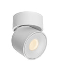 LED Ceiling Spotlight Indoor 7W Black Pivoting Slick Accent Light Fixture With 340 Degree Rotation