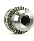 Front view of Heavy Duty 5/8 Inch Magnetic Drill Chuck With 3/4 Inch Weldon Shank Adapter For Drill Presses, Jacobs Taper Fit