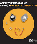 Dryer Repair Kit With 3387747 Heating Element, 279816 Thermostat Kit, And 279973 3392519 Thermal Fuse for safety and overheating prevention