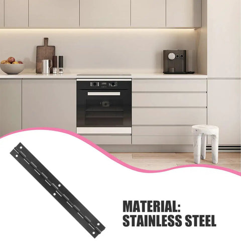 Heavy Duty Long Piano Hinge For Jewelry Boxes And Small Wooden Boxes Stainless Steel Continuous Hinge With 6 cm Hole Spacing