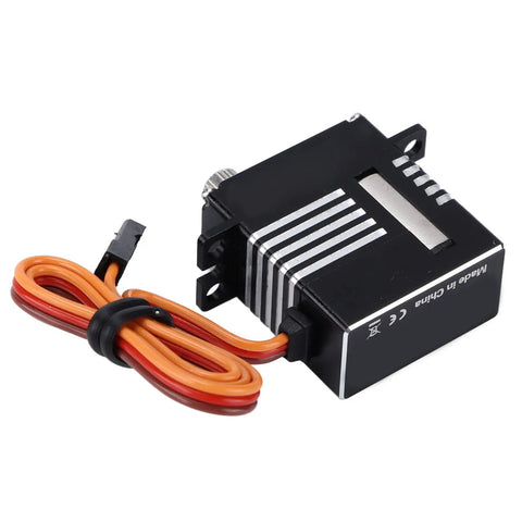 Premium Full Metal Waterproof Steering Gear Servo DS290MG with aluminum body and wires, designed for RC pilots.