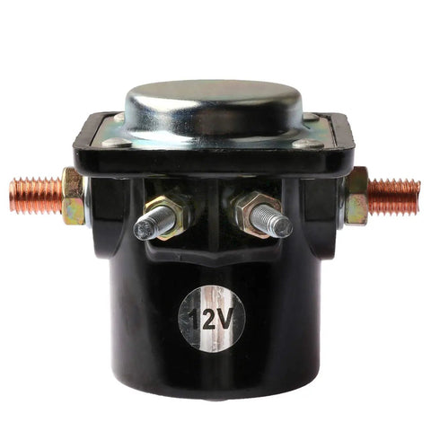Starter Solenoid Replacement For Outboard Boats 12V Relay With 4 Terminals Insulated Ground Fits OMC Johnson Evinrude Mercury Sierra Arrowhead SMR6003 And More