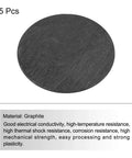 Graphite Block Ingot And Round Plate Set 25 Pieces 22x1mm For Melting And Casting High Temperature Lab Use, round graphite plate