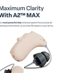Wireless Rechargeable OTC Hearing Aid for Seniors and Adults Ultra Comfortable Design Nearly Invisible Fit Clean Digital Sound