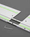 Stainless Steel Self Aligning Rail Joiner Kit For Track Saw With T Slot Fit Includes Screws And Wrench Seamless Extension