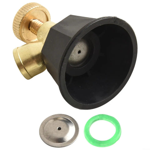 Adjustable Atomizing Garden Nozzle For Cyclone Spray Head With 14.5 mm Thread And Multi Spray Modes, alloy construction