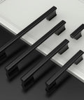 10 Pack 5 Inch Matte Black Cabinet Handles For Kitchen And Bath, Cabinet Pulls And Drawer Front Hardware, 128mm Length