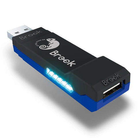 Wingman XE 2 Converter Two in One Wireless Controller Adapter for PS5 PS4 PS3 NS NS 2 and PC, black and blue USB design.