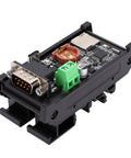 Straight Fire RS232 Serial Port Recorder For Capturing Critical Data Logs Directly To Memory Card With Spot On Timestamps, showing DB9 connector and PCB.