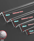 Clear Wall Corner Protector L Shaped Self Adhesive Edge Guard For Doors Windows Tables And Furniture 120 x 4 cm PVC PETG profile